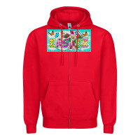 Red easter cross license plate template Zipper Hoodie - BarkalooDesign