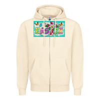 Sandshell easter cross license plate template Zipper Hoodie - BarkalooDesign