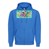 True Royal easter cross license plate template Zipper Hoodie - BarkalooDesign