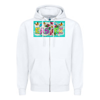 White easter cross license plate template Zipper Hoodie - BarkalooDesign