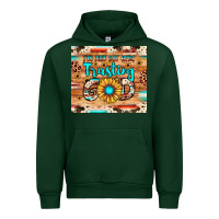 Forest Green i'm just out here trusting god Urban Hoodie - JahusDesignShop