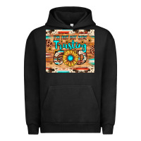 Pigment Black i'm just out here trusting god Urban Hoodie - JahusDesignShop