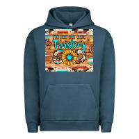 Pigment Midnight Navy i'm just out here trusting god Urban Hoodie - JahusDesignShop