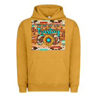 Pigment Peanut Butter i'm just out here trusting god Urban Hoodie - JahusDesignShop