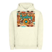 Pigment Pistachio i'm just out here trusting god Urban Hoodie - JahusDesignShop