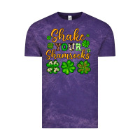 Cloud Purple St. Patrick's Shake your shamrocks Vintage Tee - OliviaCreatesArt