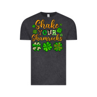 Vintage Black St. Patrick's Shake your shamrocks Vintage Tee - OliviaCreatesArt