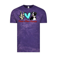 Cloud Purple Peace Love Aussie Vintage Tee - Jasminsmagicworld