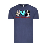Vintage Denim Peace Love Aussie Vintage Tee - Jasminsmagicworld