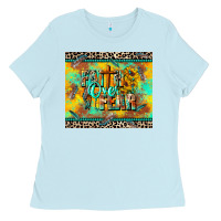 Baby Blue faith over fear Ladies Tee - CowGirlArtShop