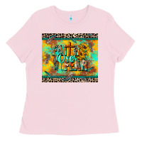 Bubblegum Pink faith over fear Ladies Tee - CowGirlArtShop