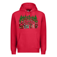 Cardinal i was made for winter Premium Hoodie - CowhideDigitalArt