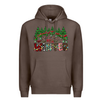 Coffee i was made for winter Premium Hoodie - CowhideDigitalArt