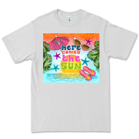 Dove Grey here comes the sun Premium Tee - TumblerDesignByShophia