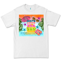 White here comes the sun Premium Tee - TumblerDesignByShophia