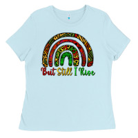 Baby Blue but still i rise Ladies Tee - CowGirlArtShop