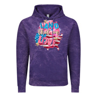 Cloud Purple Merica leopard lightning bolt Vintage Hoodie - FaDigitalArtStudio
