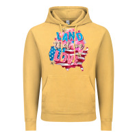 Vintage Mustard Merica leopard lightning bolt Vintage Hoodie - FaDigitalArtStudio