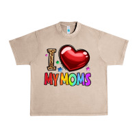 French Oak i love my moms Urban Heavy Tee - OliviaCreatesArt