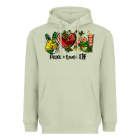Matcha peace love  elf Heavyweight Hoodie - AdoDesignShop