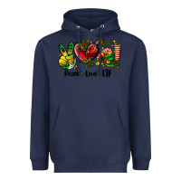 Navy peace love  elf Heavyweight Hoodie - AdoDesignShop