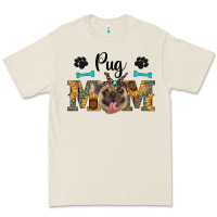 Bone western pug mom Premium Tee - RanaPortraitStore