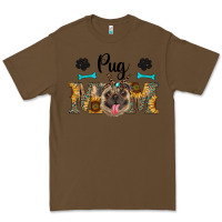 Cacao western pug mom Premium Tee - RanaPortraitStore