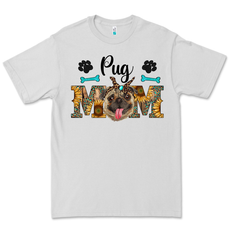 Western Pug Mom Premium Tee by RanaPortraitStore | Teevron