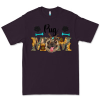 Plum western pug mom Premium Tee - RanaPortraitStore