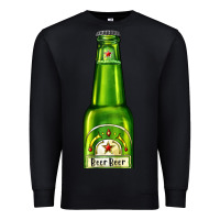 Black green beer Premium Sweatshirt - AdoDesignShop