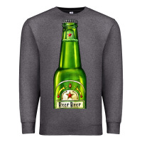 Charcoal Heather green beer Premium Sweatshirt - AdoDesignShop