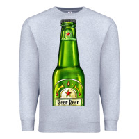 Heather Grey green beer Premium Sweatshirt - AdoDesignShop