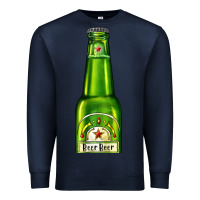 Navy green beer Premium Sweatshirt - AdoDesignShop