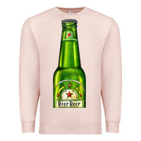 Pale Pink green beer Premium Sweatshirt - AdoDesignShop