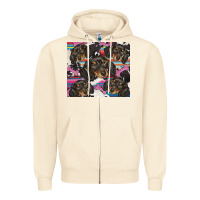 Sandshell dachshund Zipper Hoodie - BarkalooDesign