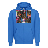 True Royal dachshund Zipper Hoodie - BarkalooDesign