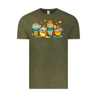 Honey Bee Coffee Cups Vintage Tee | Teevron