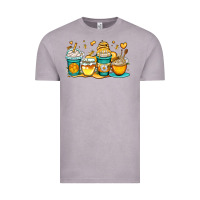 Vintage Zinc honey bee coffee cups Vintage Tee - OliviaCreatesArt