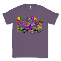 Lavender mardi gras truck Classic Tee - CowGirlArtShop