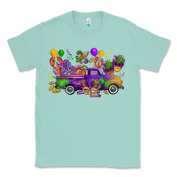 Seafoam mardi gras truck Classic Tee - CowGirlArtShop