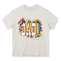 Cream Dad Pride Heavy Core Tee - NancyCooperArtShop