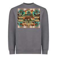 Storm bear native animal  pelt  tumbler Heavyweight Sweatshirt - BarkalooDesign