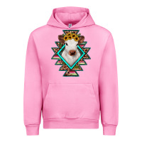 Fuchsia Pink heifer cowhide aztec Urban Hoodie - JahusDesignShop