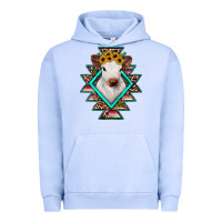 Pigment Grape Ice heifer cowhide aztec Urban Hoodie - JahusDesignShop