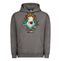 Pigment Tornado heifer cowhide aztec Urban Hoodie - JahusDesignShop