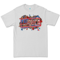 Dove Grey America Premium Tee - HowdyJamesFarm