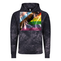 Cloud Black Pride flag Vintage Hoodie - FaDigitalArtStudio