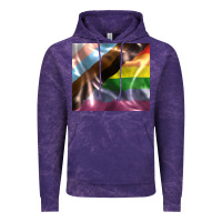 Cloud Purple Pride flag Vintage Hoodie - FaDigitalArtStudio