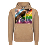 Vintage Coffee Pride flag Vintage Hoodie - FaDigitalArtStudio