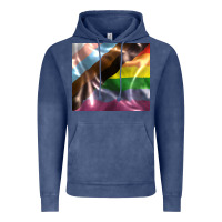 Vintage Denim Pride flag Vintage Hoodie - FaDigitalArtStudio